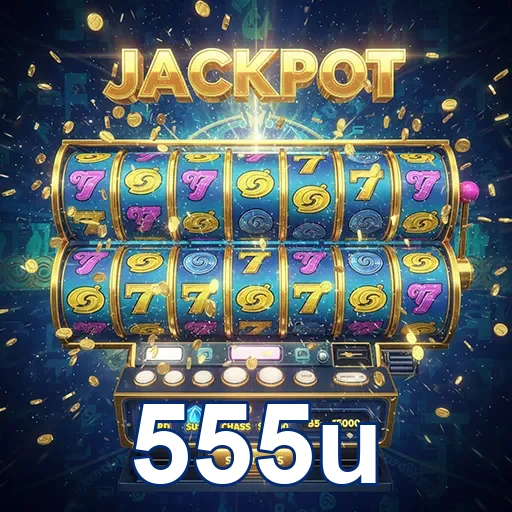 Imagem de jogos de caça-níqueis no site 555u, plataforma de jogos de azar online.