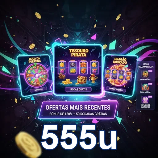 Imagem do site 555u mostrando a página inicial com destaque para o conteúdo de tecnologia e inovação.