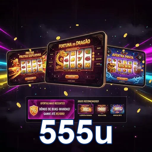 Imagem do site 555u mostrando a página inicial com foco no design moderno e acessível.